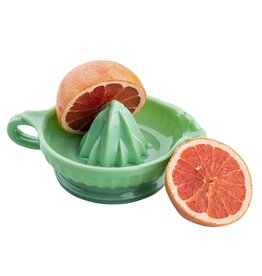 TableCraft Jadeite Glass Collection Juicer With Handle