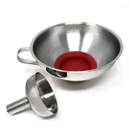 Stainless Steel Wide Mouth Funnel Set