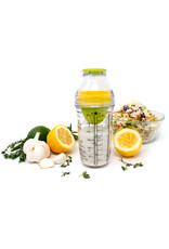 Salad Dressing Maker with Citrus Juicer/Herb Grinder