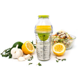 Salad Dressing Maker with Citrus Juicer/Herb Grinder