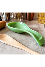 TableCraft Jadeite Glass Collection Spoon Rest