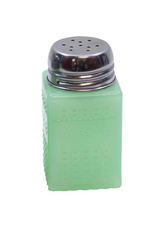 TableCraft Jadeite Glass Collection  Shaker With Metal  Top