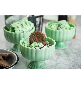 TableCraft Jadeite Glass Collection Sundae Dish