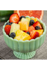 TableCraft Jadeite Glass Collection Sundae Dish