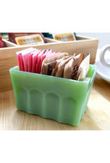 TableCraft Jadeite Glass Collection Sugar Packet Holder