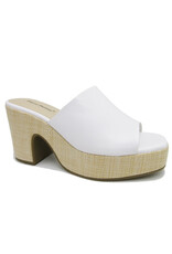 Pierre Dumas Tayla-1 Wedge White Basket Weave Base