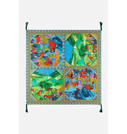 Johnny Was Johnny Was Silk Scarf Torenia