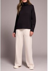 Tribal Tribal Techno Lux Drop Shoulder Funnel Neck Knit Top