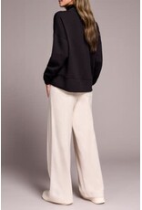 Tribal Tribal Techno Lux Drop Shoulder Funnel Neck Knit Top