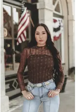 Lariat Lace Top With Liner