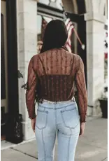 Lariat Lace Top With Liner