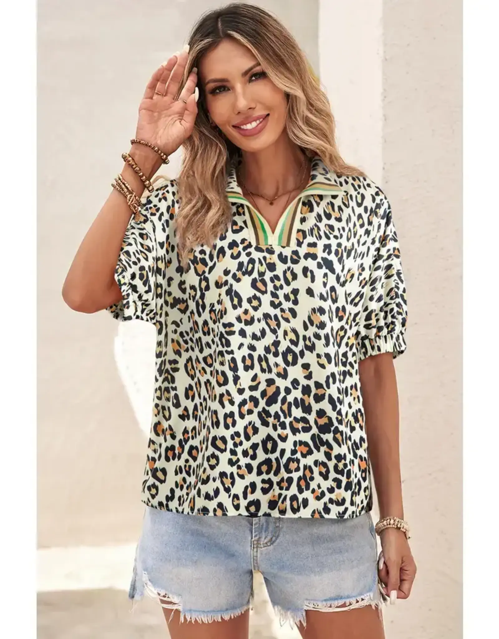 Fabia Leopard Top