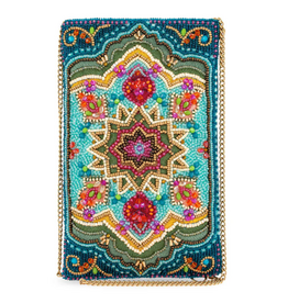 Venice Beaded Mult-Color Mosaic Crossbody Phone Bag