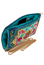 Venice Beaded Mult-Color Mosaic Crossbody Phone Bag