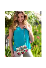 Dream Chaser Ivory Beaded Butterfly Crossbody Clutch Handbag