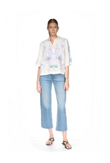 Johnny Was Johnny Was Linen Kimono Sleeve Shirt - Marleigh