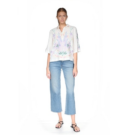 Johnny Was Johnny Was Linen Kimono Sleeve Shirt - Marleigh