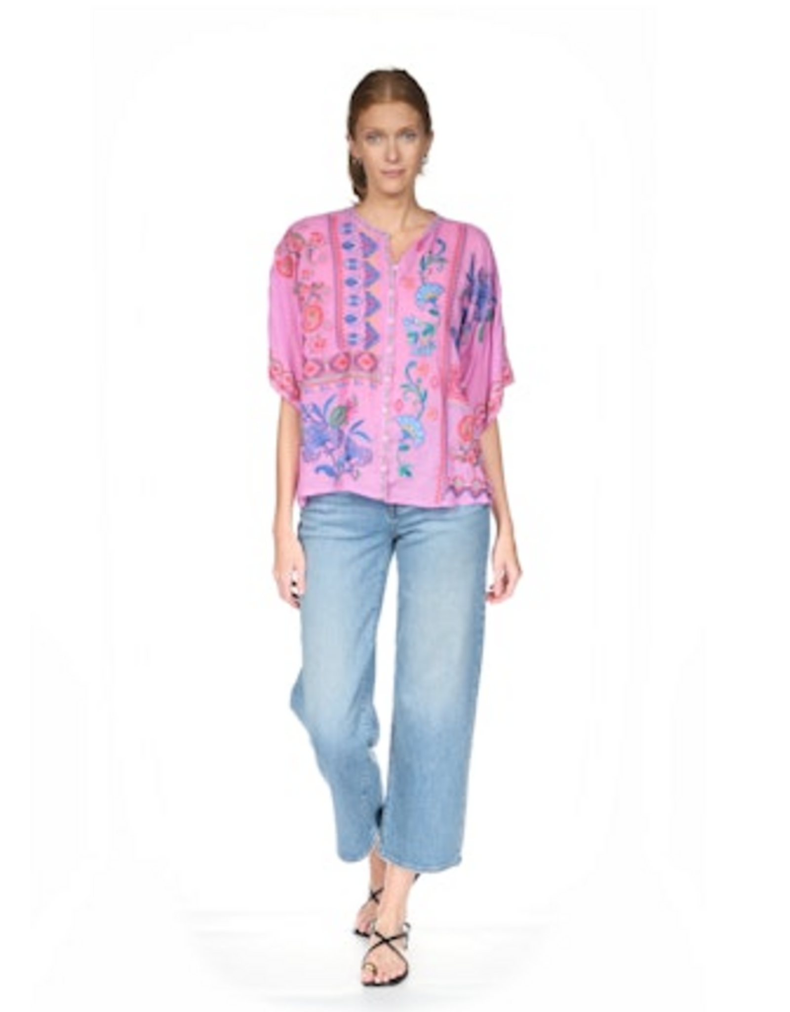 Johnny Was Johnny Was Brony Blouse - Armeria