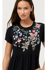 Johnny Was Johnny Was Arva Cap Sleeve Knit Eyelet Maxi Dress