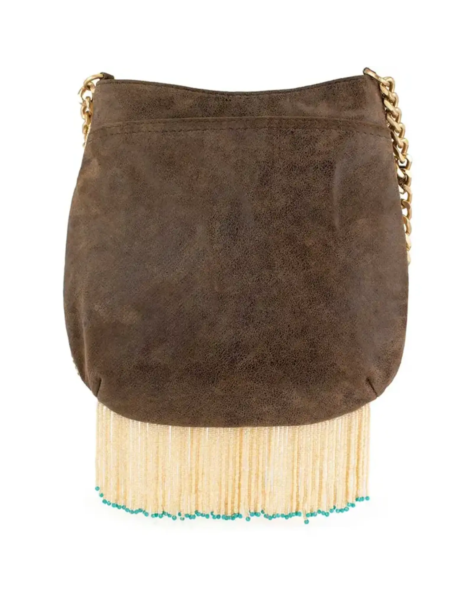 Line Dance Beaded Cowboy Boots and Flowers Crossbody Handbag