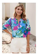 Lindy Floral Print Top