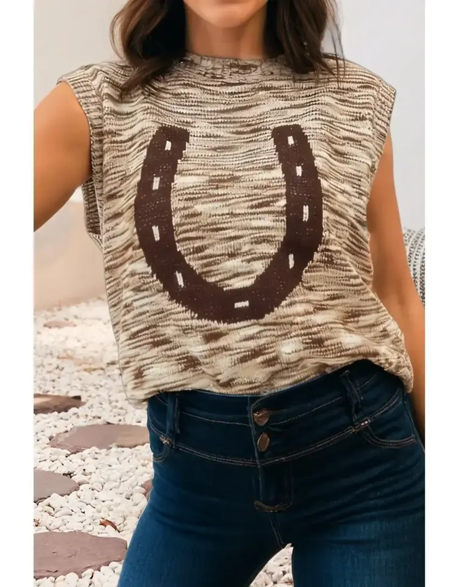 Hayden Horseshoe Sweater Vest