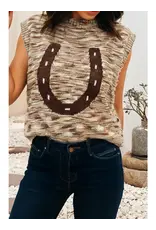 Hayden Horseshoe Sweater Vest
