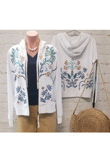 Johnny Was Johnny Was Modern Zip Up Hoodie - Una