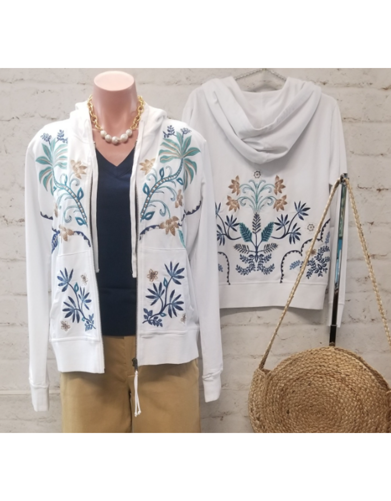 Johnny Was Johnny Was Modern Zip Up Hoodie - Una