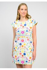 Ivy Jane Sister Mary Flores Dress White