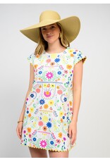 Ivy Jane Sister Mary Flores Dress White