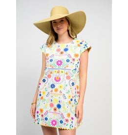 Ivy Jane Sister Mary Flores Dress White