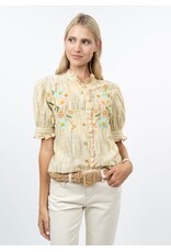 Ivy Jane Ivy Jane Ribbon Embroidered Blouse Golden