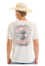 Rock & Roll Denim RR El Jefe Vaquero Graphic T Shirt White