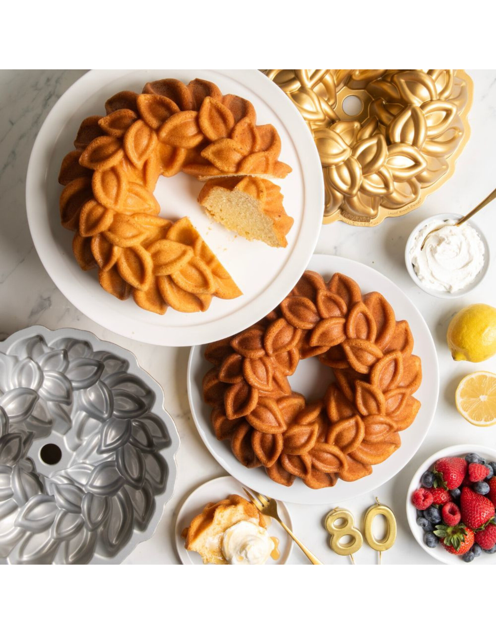 Nordic Ware 80th Anniversary Laurel Wreath Bundt Pan