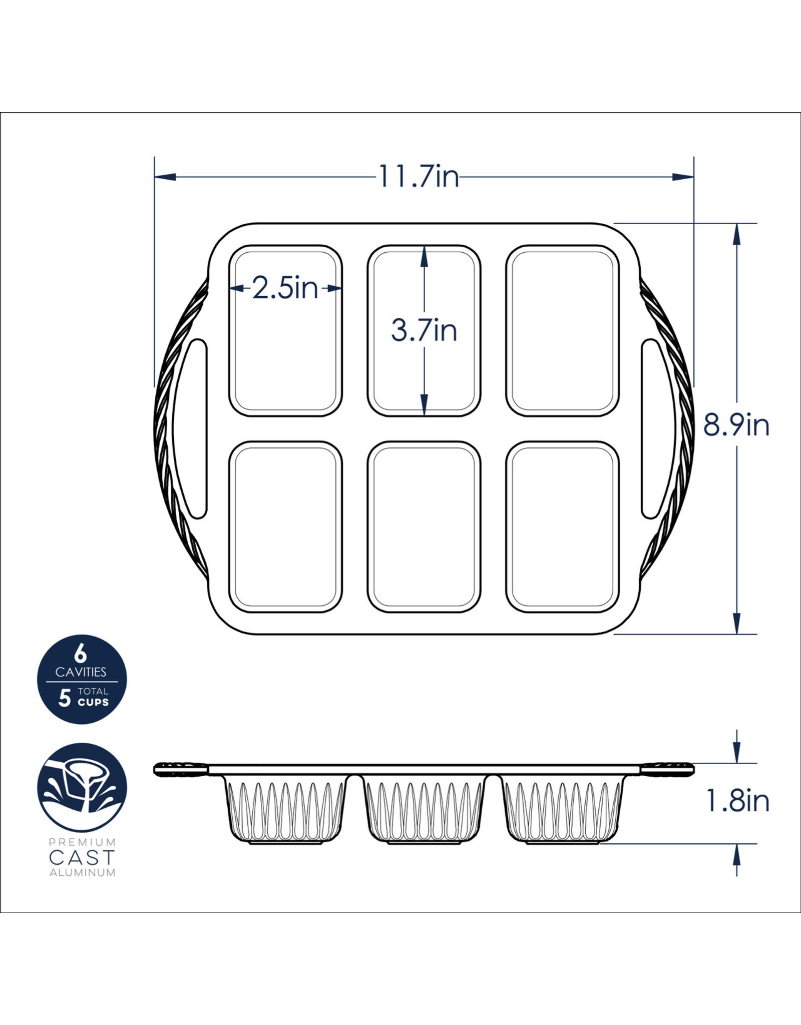 Nordic Ware Cardamom Mini Loaf Pan