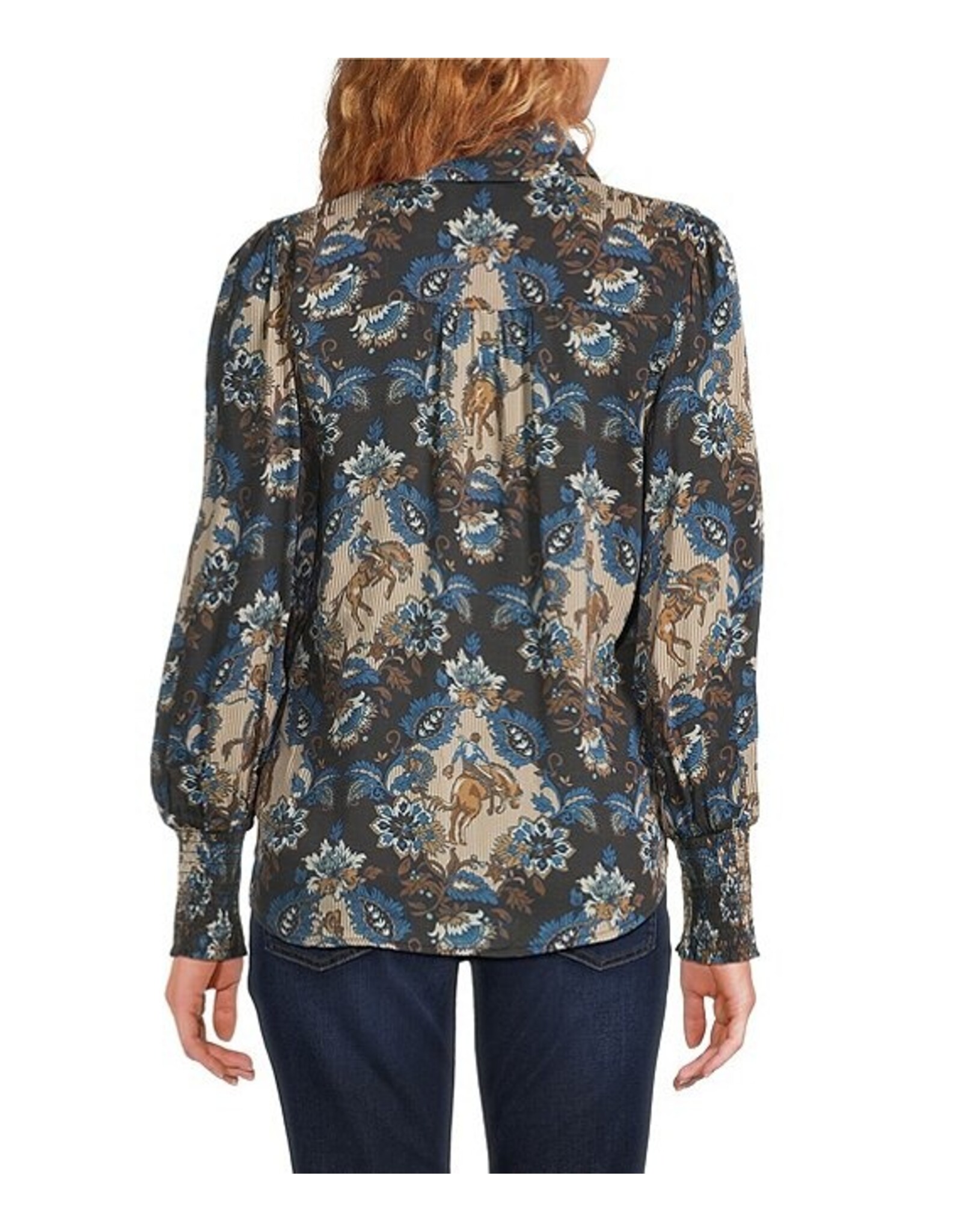 Double D Ranch Double D Ranch DeWitt's Damask Top