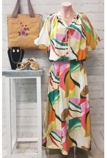 Mia Abstract Set Lime