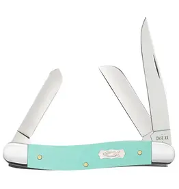 Case Smooth Seafoam Green G-10 Medium Stockman