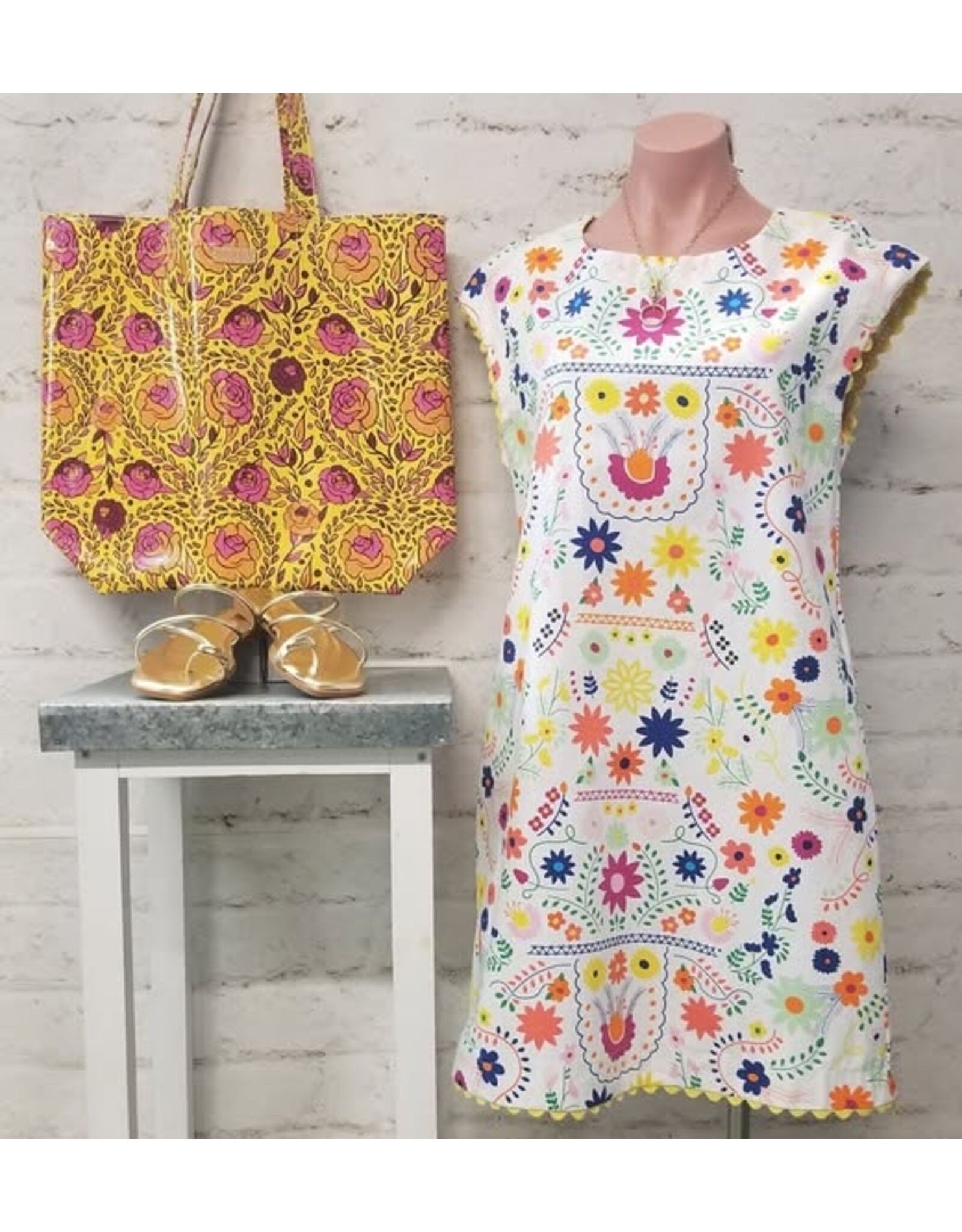 Ivy Jane Sister Mary Flores Dress White