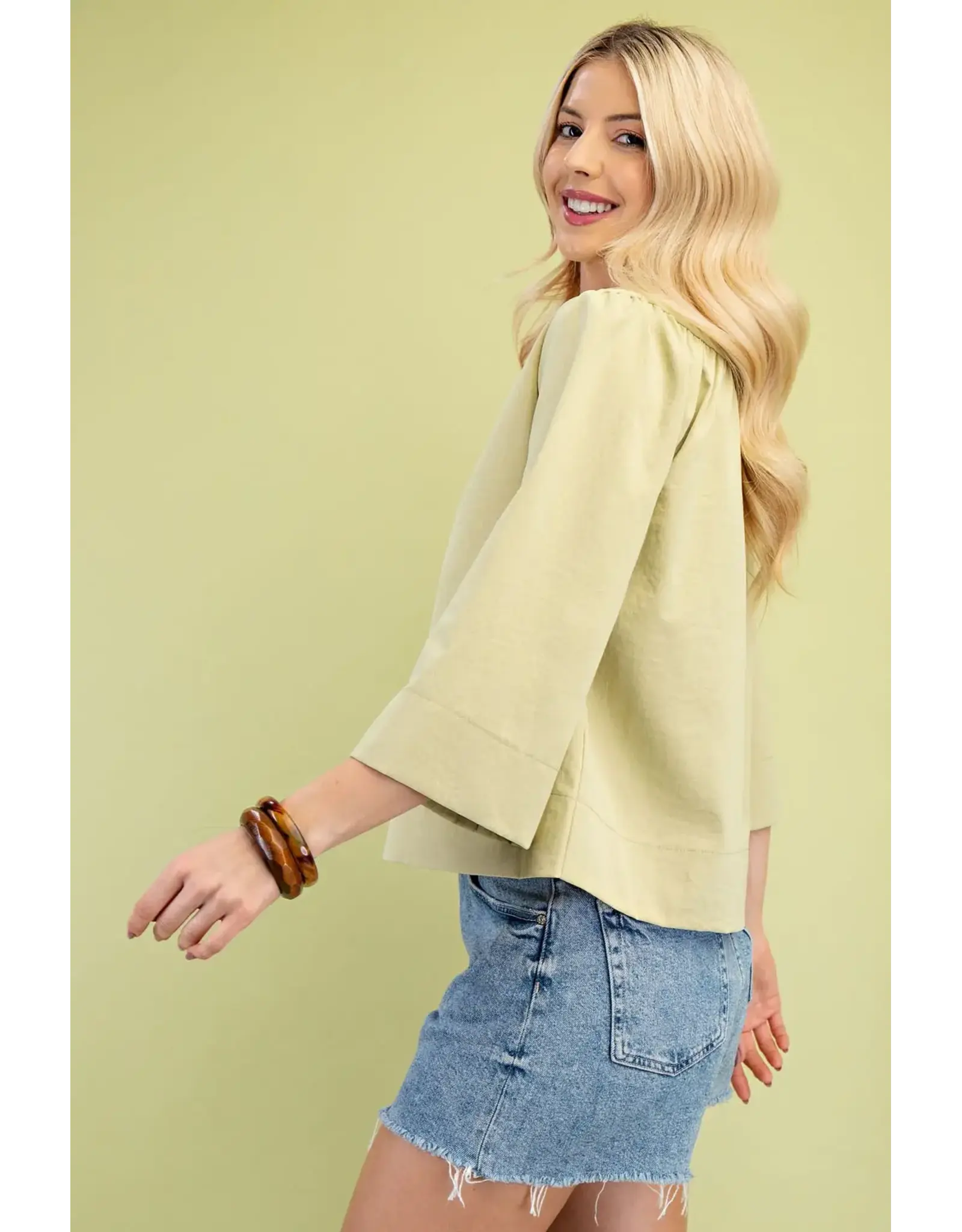 Rachel Ruffled Neck Blouse