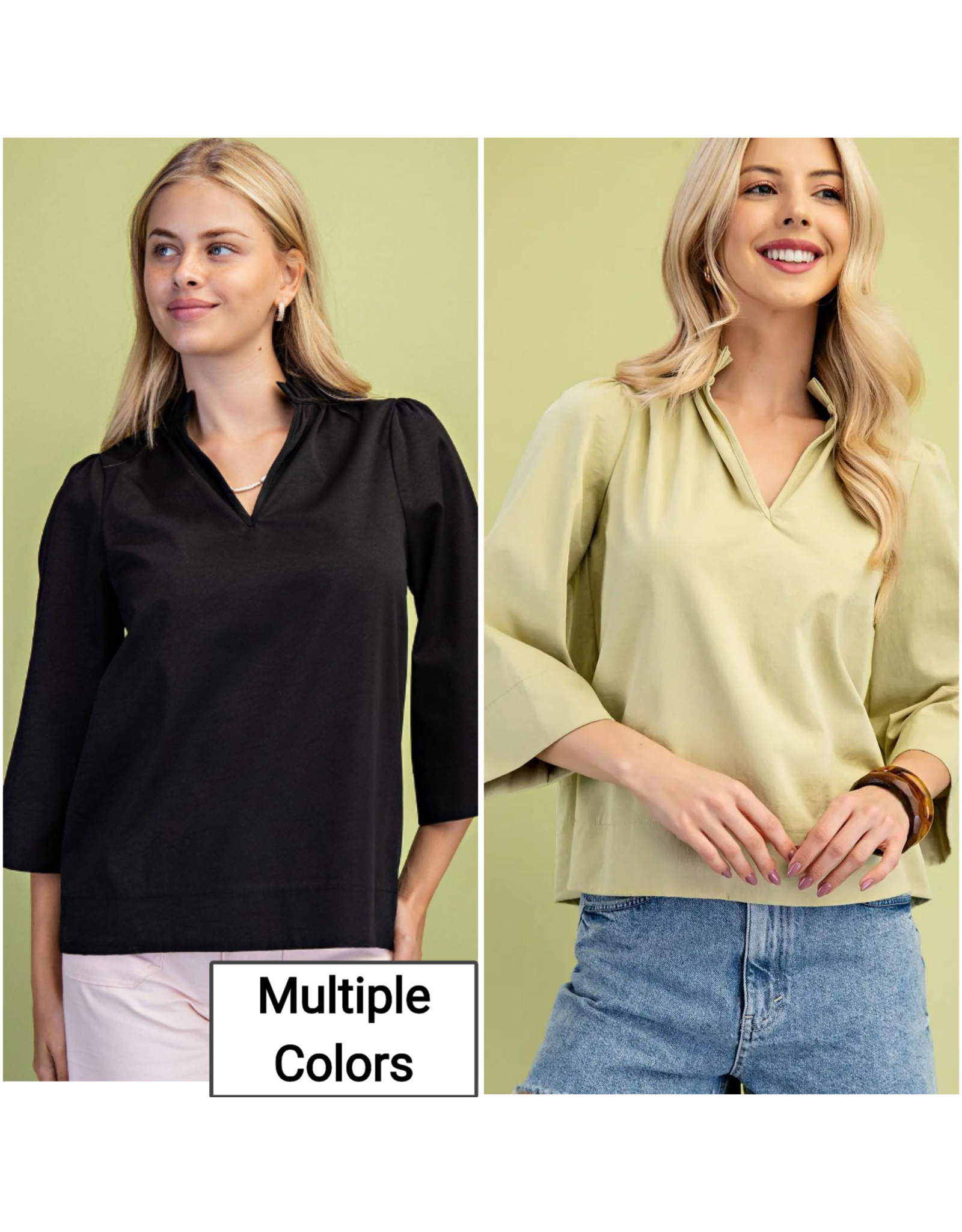 Rachel Ruffled Neck Blouse