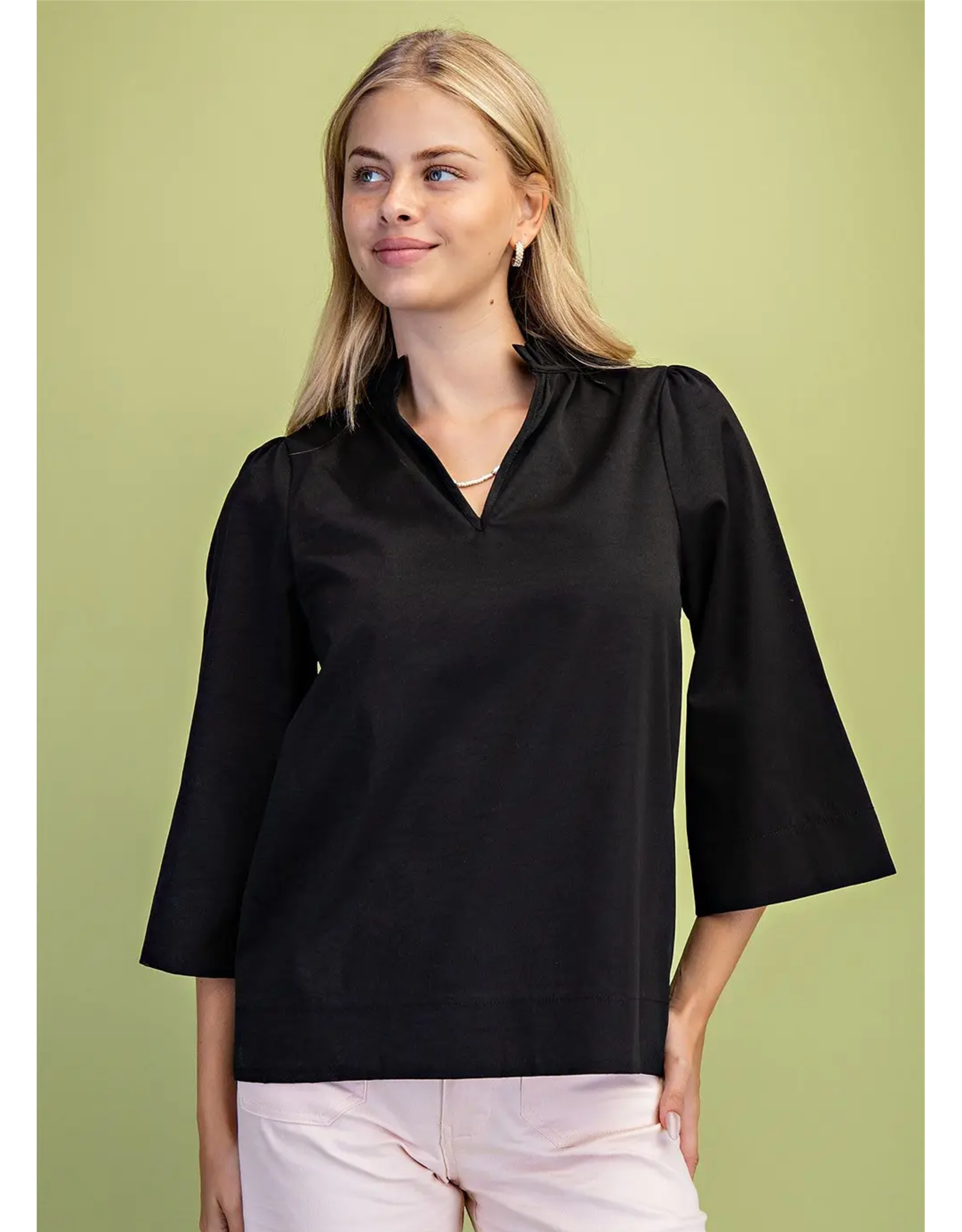 Rachel Ruffled Neck Blouse