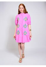 Uncle Frank Uncle Frank Blocked Embroidery Dress Lilac