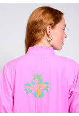 Uncle Frank Uncle Frank Blocked Embroidery Dress Lilac