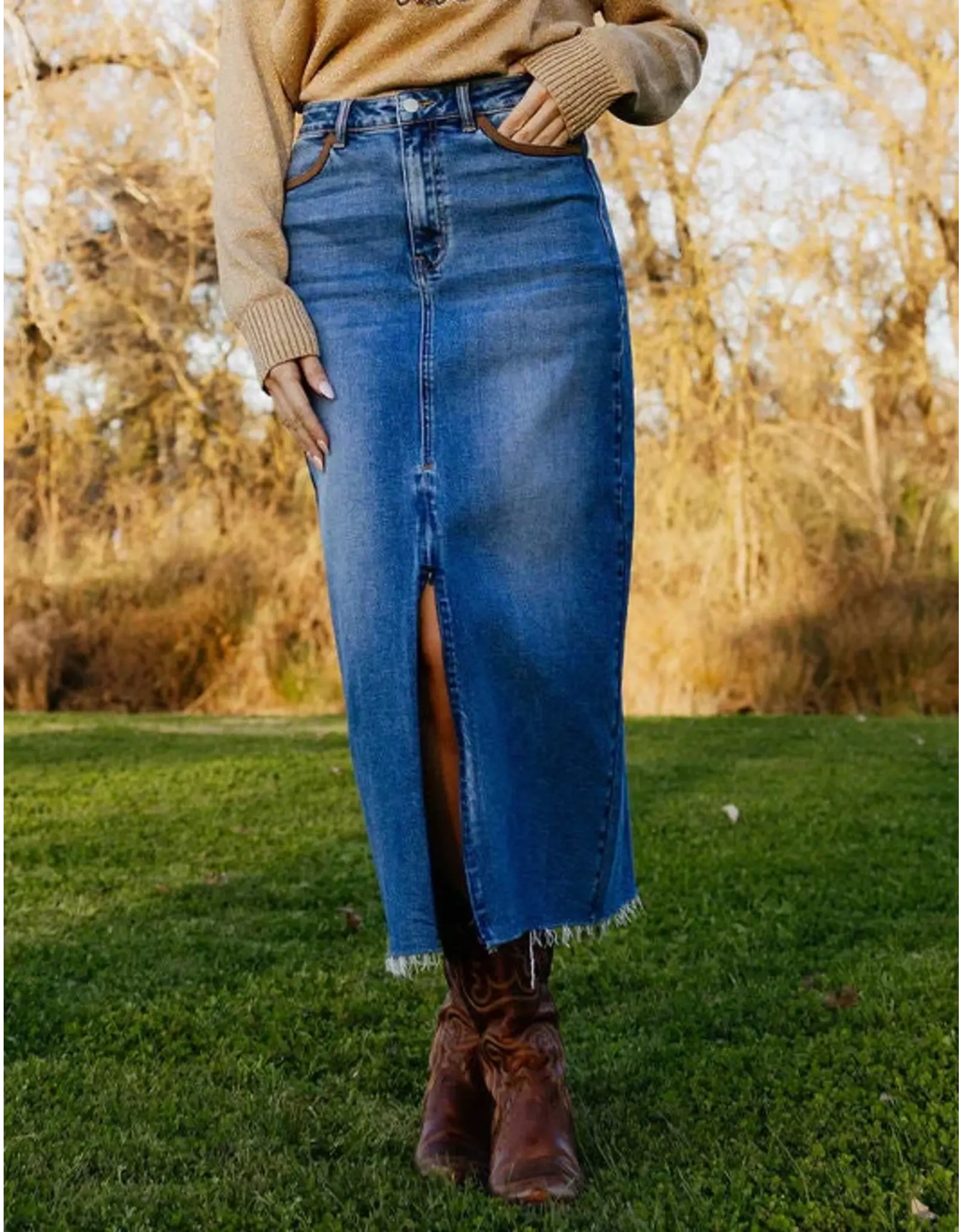 Rodeo Quincy Garden Gate Cowgirl Skirt