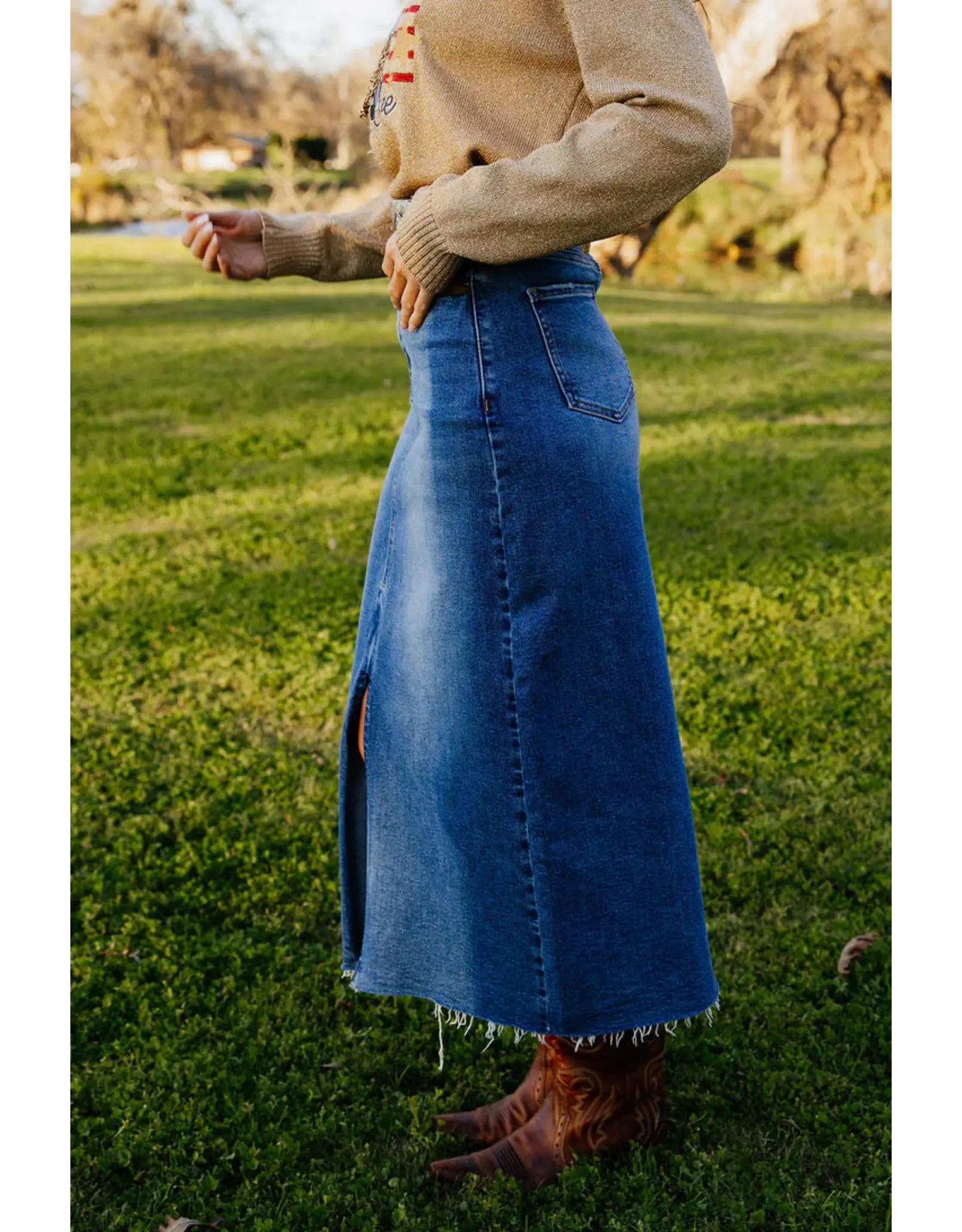 Rodeo Quincy Garden Gate Cowgirl Skirt