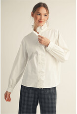 Wilshire White Ruffle Shirt