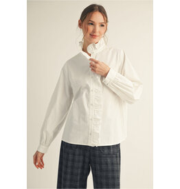 Wilshire White Ruffle Shirt