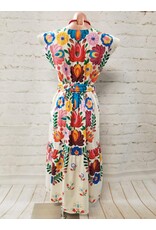 Freya Printed Cotton Tiered Dress